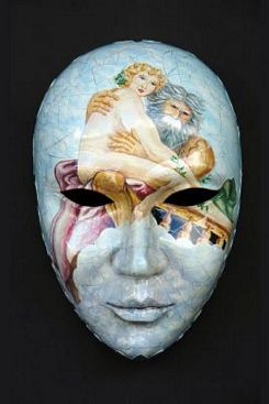 2699 mask volto artistico lll 30 x 49 x 75 cm
