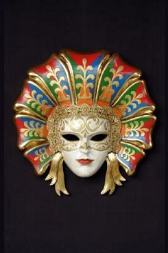 2720 mask colorate veneziana 80  x20 x 83 cm