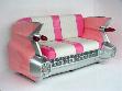 2021 P pink cadillac sofa black 195 x 112 x 115 cm