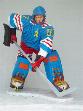 decoratie beeld model 1630 ijshockeyspeler 145 x 95 x 175 cm