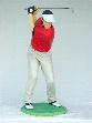 decoratie beeld model 1643 golf speler 84 x 87 x 195 cm