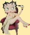 betty boop aan het optutten