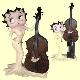 betty boop als muzikant