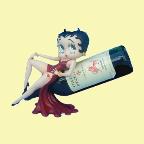 betty boop wijnfleshouder