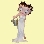 grote betty boop met gieter