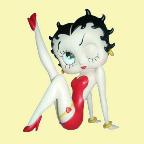 betty boop leg up