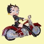 betty boop met motor