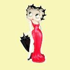 betty boop met paraplu bak