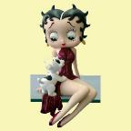 betty boop sitting met pudgy