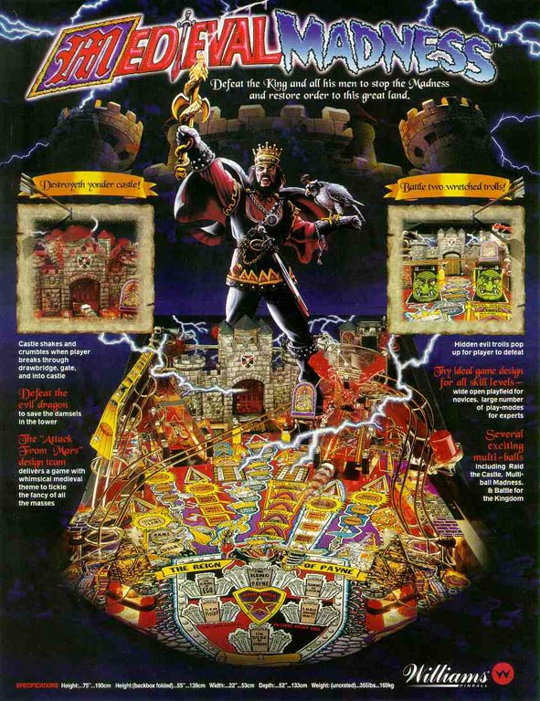 medieval madness flyer back