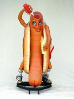 decoratie figuur hot dog mannetje model 1145