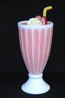 decoratie beeld milkshake of orange juice kies model