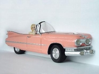 Marilyn Monroe in cadillac coupe de ville model 2093a