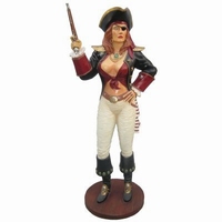 44 pirate lady with gun model st-9724
