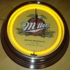 57 neonclock model miller