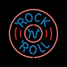 18 neon rock & roll round