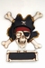 33 pirate with bones wanddecoratie model ew 