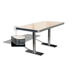 Bel Air retro tafel model to-25w